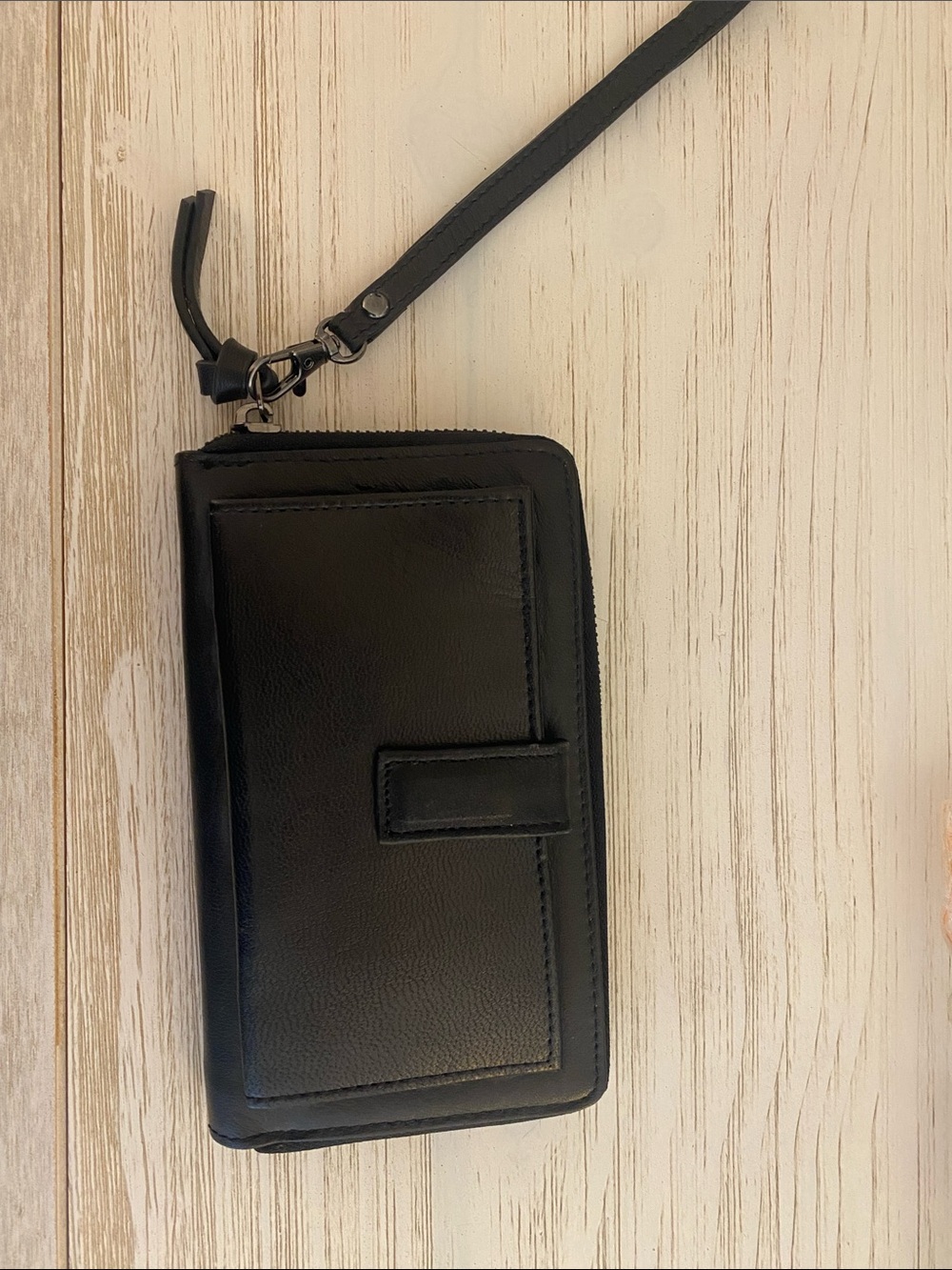 Brand new Rachel Roy real Leather black Zip Wallet
